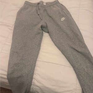 Nike grey Cuffed Sweatpants